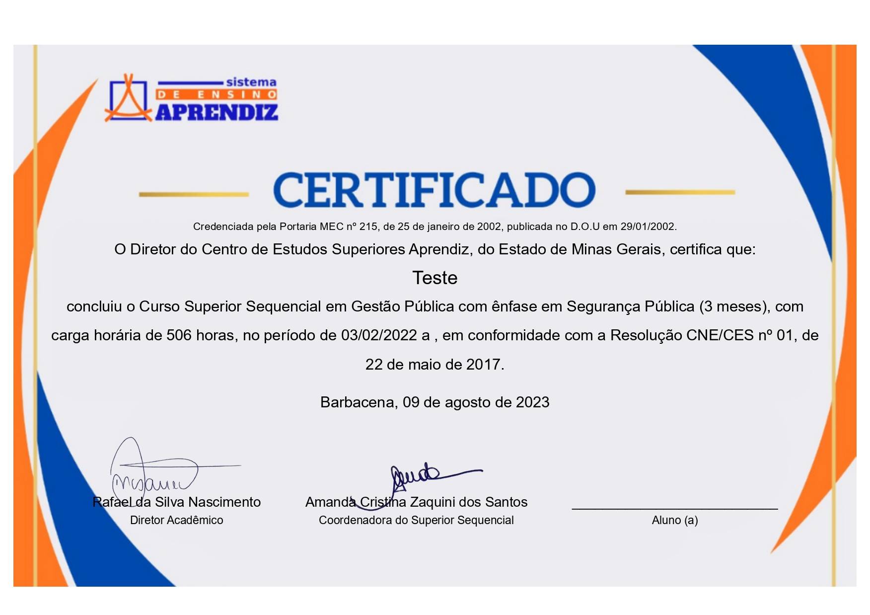 ✓ Novo curso sequencial agora com nossa certificação! Muito mais